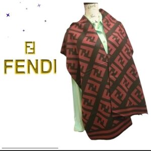 🧧NWOT FENDI CASHMERE ZUCCA SCARF